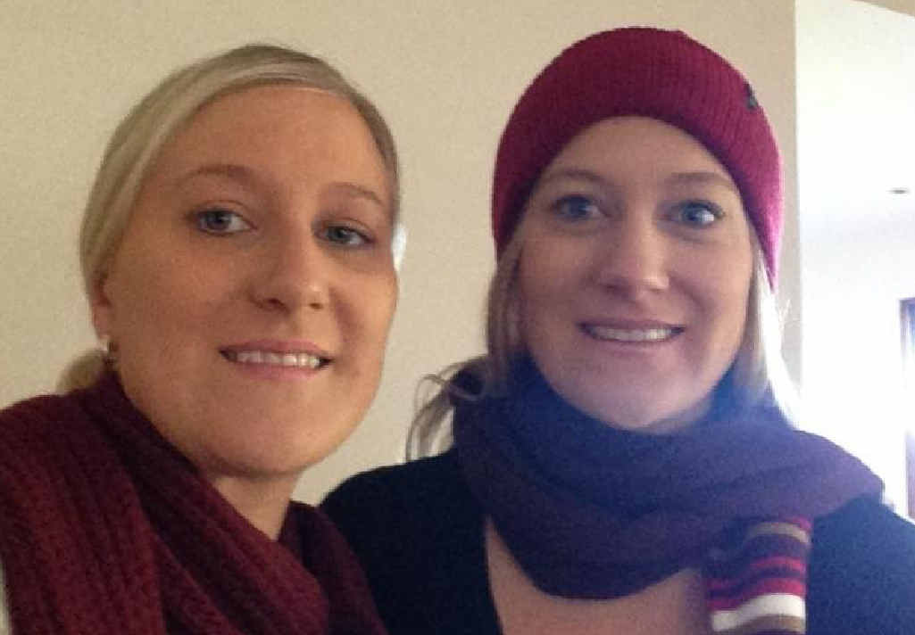 TWIN SISTERS: Identical twins Skye Turner and Tammin Butt delivered their baby sons 14 weeks early (and 10 weeks apart) due to the same pregnancy complication. TWIN SISTERS: Identical twins Skye Turner and Tammin Butt delivered their baby sons 14 weeks early (and 10 weeks apart) due to the same pregnancy complication.